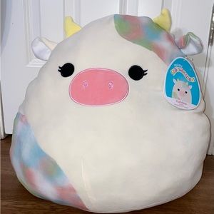 Candess the Cow Squishmallow 16 inch NWT